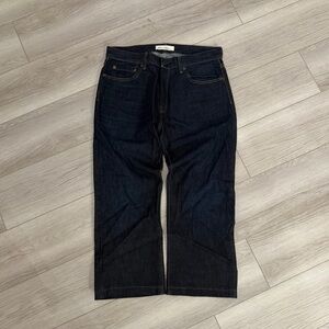 Gap Dark wash denim jeans with a relaxed fit